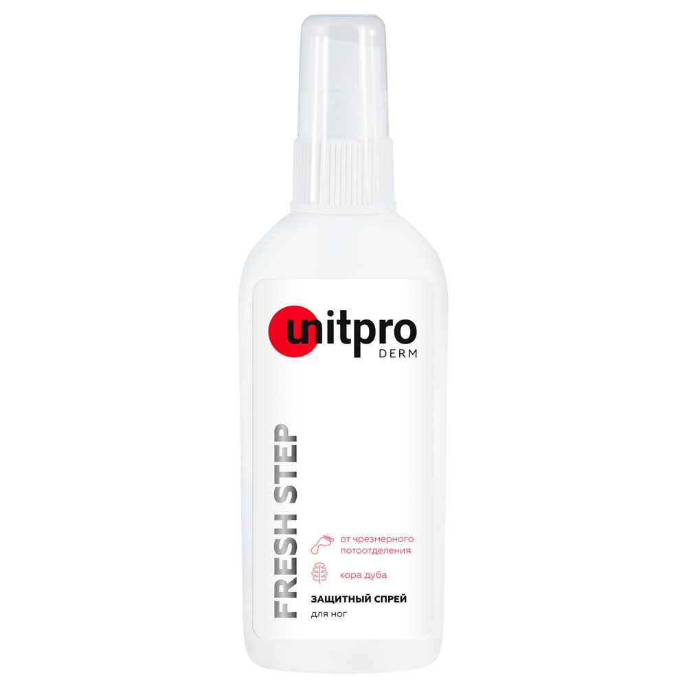 Спрей-лосьон для защиты кожи ног UNITPRO Derm Fresh Step Спрей-лосьон для защиты кожи ног UNITPRO Derm Fresh Step