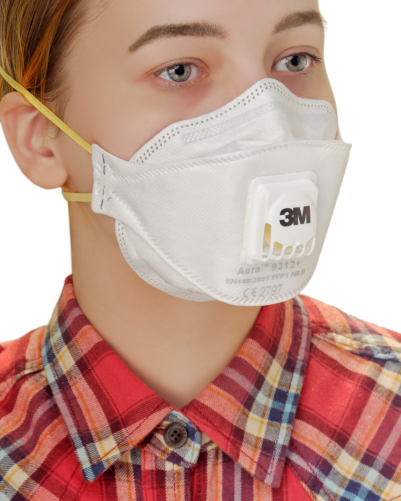 Полумаска фильтрующая противоаэрозольная 3M™ Aura® 9312+ с клапаном, FFP1(4 ПДК) Полумаска фильтрующая противоаэрозольная 3M™ Aura® 9312+ с клапаном, FFP1(4 ПДК)